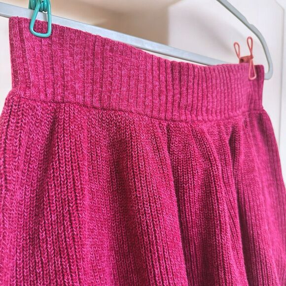 Mossimo Knit Pink Y2K Size S Hi-Low Sweater Skirt Short Casual Mini Rocker Punk - Picture 5 of 11